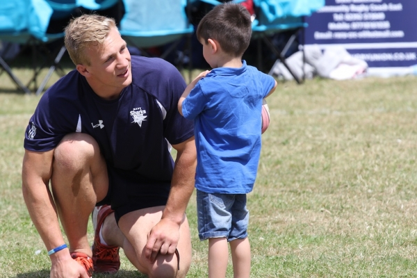 Royal Navy Rugby Union Attend Armed Forces Day