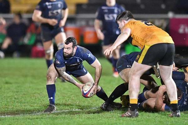 The Royal Navy take on the Glasgow Hawks