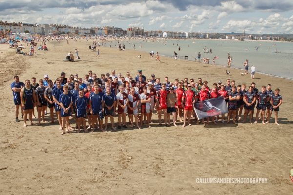 Navy Beach Rugby Festival in Weymouth 'Surfs Up' a Feast of Spectacular Sport